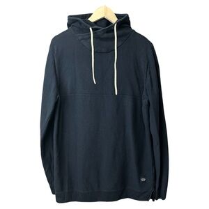 Jack & Jones Knit Hooded Cowl Neck Navy Sweater Size XL